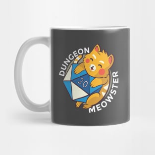 Dungeon Meowster White Mug